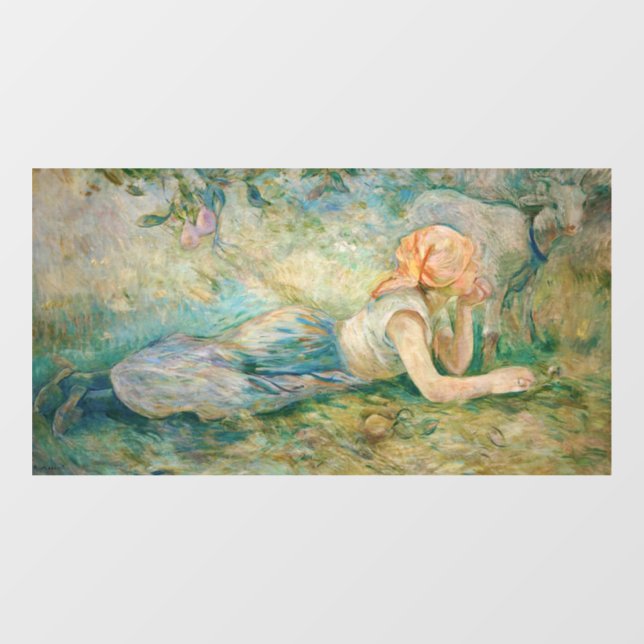 Berthe Morisot - Hirtenruhe Fensteraufkleber (Blatt)