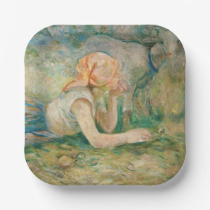 Berthe Morisot - Hirtenruhe Pappteller