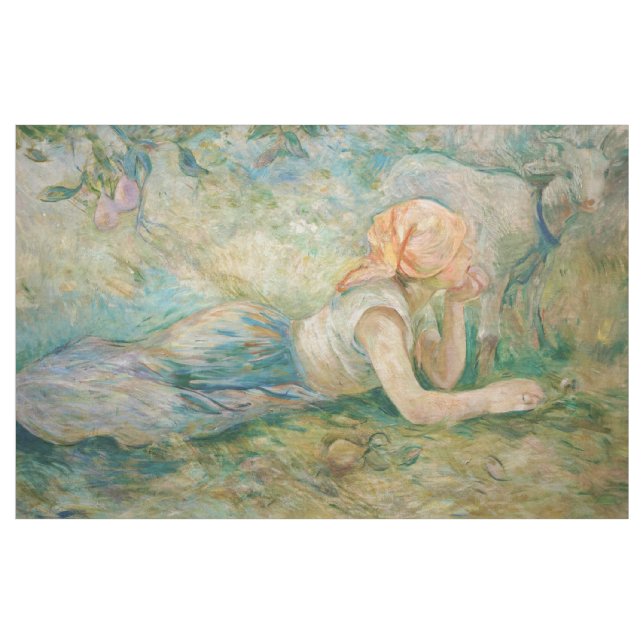 Berthe Morisot - Hirtenruhe Stoff (Yard (91,4 cm))