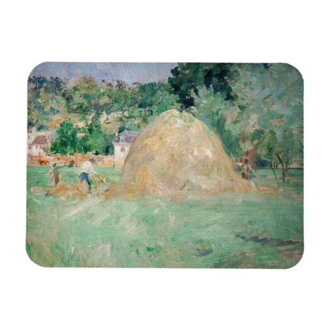 Berthe Morisot - Hystacks at Bougival Magnet (Horizontal)