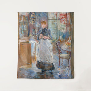Berthe Morisot - Im Esszimmer Wandteppich