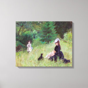 Berthe Morisot - Im Park Leinwanddruck