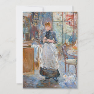 Berthe Morisot - Im Speisesaal Dankeskarte