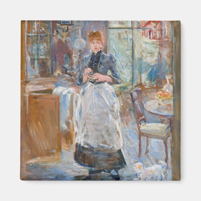 Berthe Morisot - Im Speisesaal Magnet (Vorne)