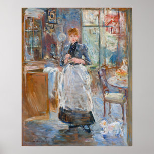 Berthe Morisot - Im Speisesaal Poster