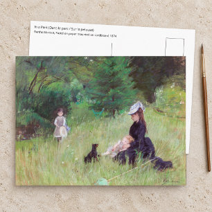 Berthe Morisot - In einem Park / Dans le parc Postkarte