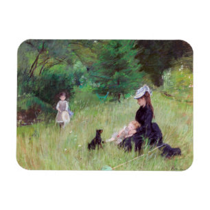 Berthe Morisot - In einem Park Magnet