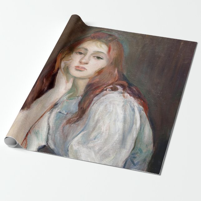 Berthe Morisot - Julie Daydreaming Geschenkpapier (Ungerollt)