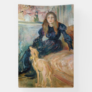 Berthe Morisot - Julie und ihr Greyhound Laerte Banner