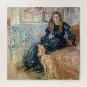 Berthe Morisot - Julie und ihr Windhund Laerte