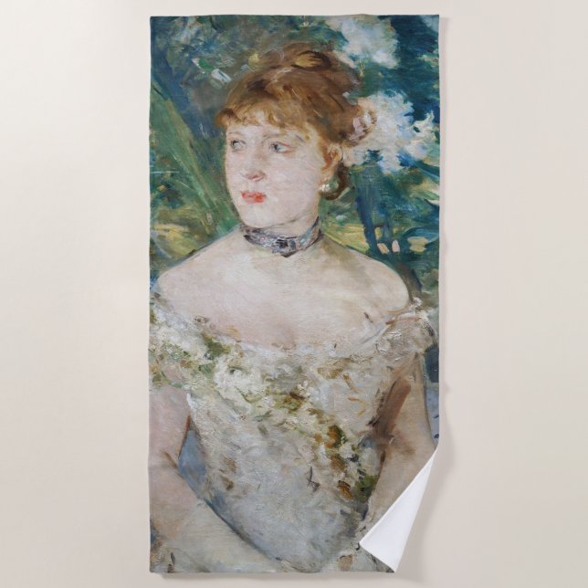 Berthe Morisot - Junge Frau in einem Baseball Strandtuch (Vorderseite)