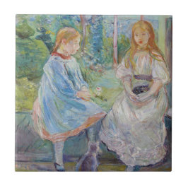 Berthe Morisot - Junge Mädchen am Fenster Fliese