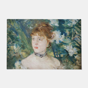Berthe Morisot - Junges Mädchen in einem Ballkleid Fußmatte