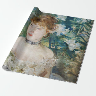 Berthe Morisot - Junges Mädchen in einem Ballkleid Geschenkpapier