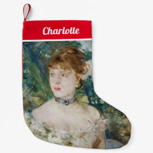 Berthe Morisot - Junges Mädchen in einem Ballkleid Kleiner Weihnachtsstrumpf