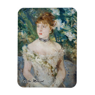 Berthe Morisot - Junges Mädchen in einem Ballkleid Magnet
