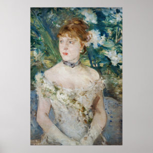 Berthe Morisot - Junges Mädchen in einem Ballkleid Poster