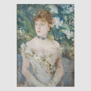 Berthe Morisot - Junges Mädchen in einem Ballkleid Seidenpapier