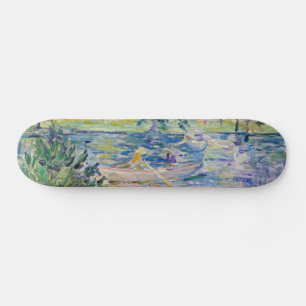 Berthe Morisot - Mädchen in einem Boot mit Gänsen Skateboard