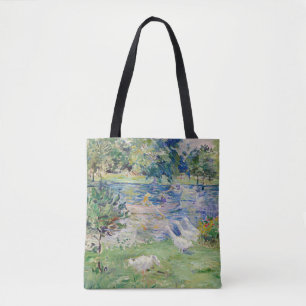 Berthe Morisot - Mädchen in einem Boot mit Gänsen Tasche