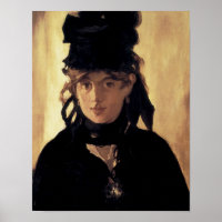 Berthe Morisot mit einem Bouquet von Violets