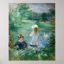 Berthe Morisot - Neben einem See Poster
