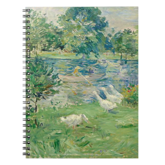Berthe Morisot Notizbuch Notizblock (Vorderseite)