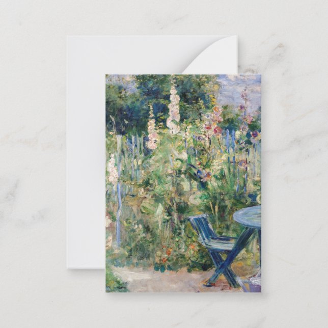 Berthe Morisot - Rose Tremieres Mitteilungskarte (Vorderseite)