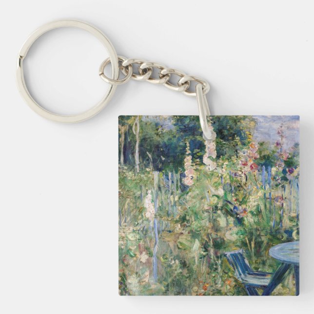 Berthe Morisot - Rose Tremieres Schlüsselanhänger (Vorderseite)