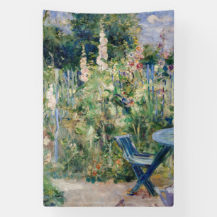 Berthe Morisot - Rosen / Stockrosen Banner