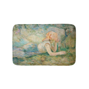 Berthe Morisot - Ruhende Schäferin Badematte