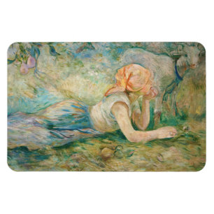 Berthe Morisot - Schäferin ruhend Magnet