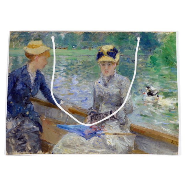 Berthe Morisot - Sommertag Große Geschenktüte (Vorderseite)