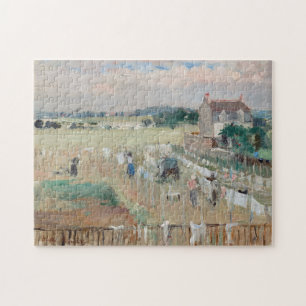 Berthe Morisot - Wäsche zum Trocknen aufhängen