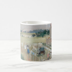 Berthe Morisot - Wäsche zum Trocknen aufhängen Kaffeetasse