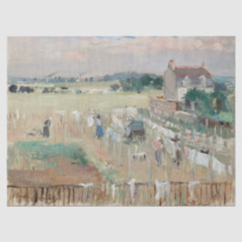 Berthe Morisot - Wäschewaschen nach Trocknen Seidenpapier