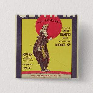 Bertram mahlt Zirkusplakat Button