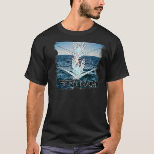 Bertram Yachten auf der Rückseite gedruckt T-Shirt