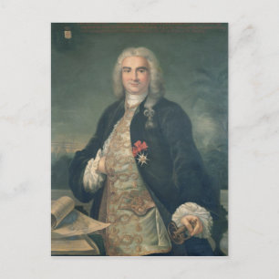 Bertrand-Francois Mahe de la Bourdonnais Postkarte