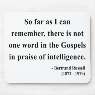 Bertrand Russell-Zitat 2a Mousepad