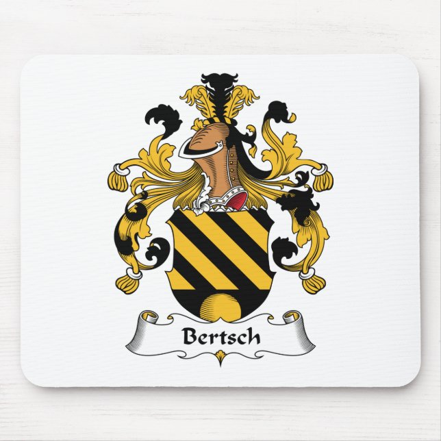 Bertsch Familienwappen Mousepad (Vorne)