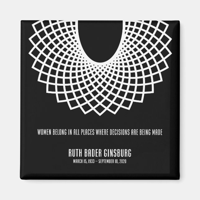 berüchtigte RBG Magnet (Vorne)