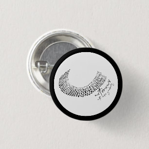 Berüchtigte schwarze RBG-Frauen Recht Button