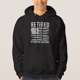 Beruf Amerikanische Flagge Pensionierter Kfz-Mecha Hoodie