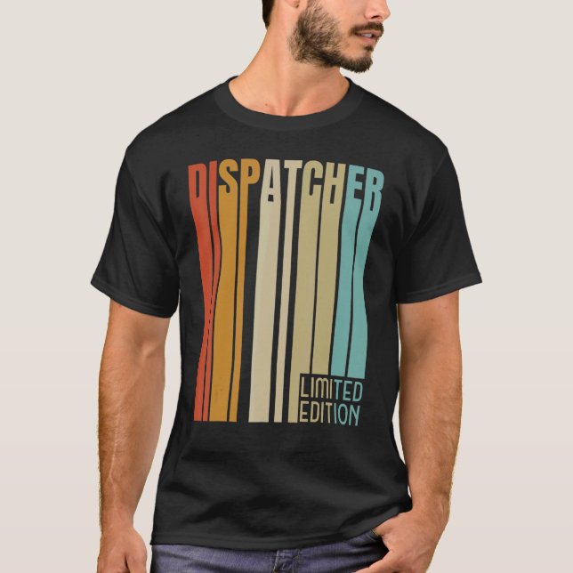 Beruf des Retro-Dispatcher T-Shirt (Vorderseite)