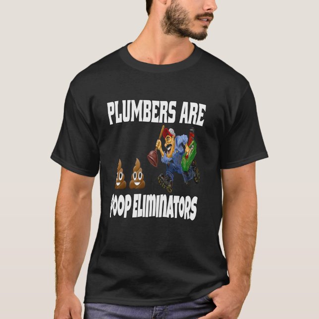 Beruf Klempner Kunst Design Klempner Sind Scheiße  T-Shirt (Vorderseite)