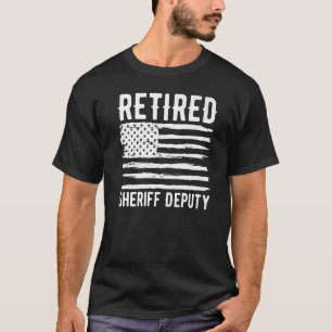 Beruf Pensionierter Sheriff-Stellvertreter Amerika T-Shirt