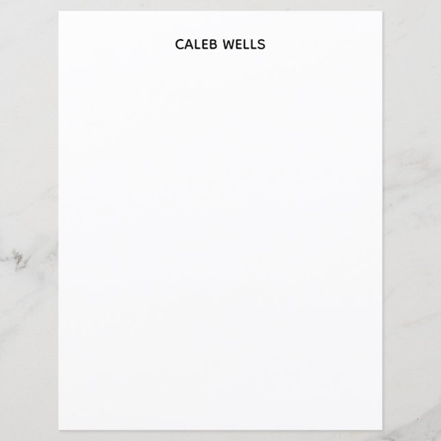 Beruf Schlicht einfach Weiß attraktiv (Vorderseite)