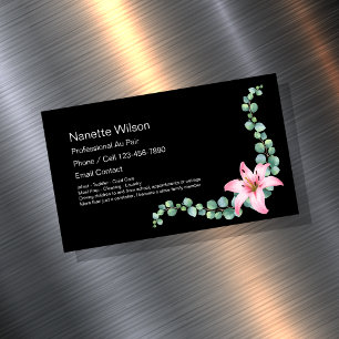 Beruflich Au Pair Magnetische Visitenkarte