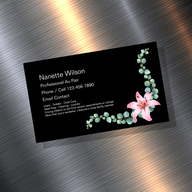 Beruflich Au Pair Magnetische Visitenkarte (Von Creator hochgeladen)